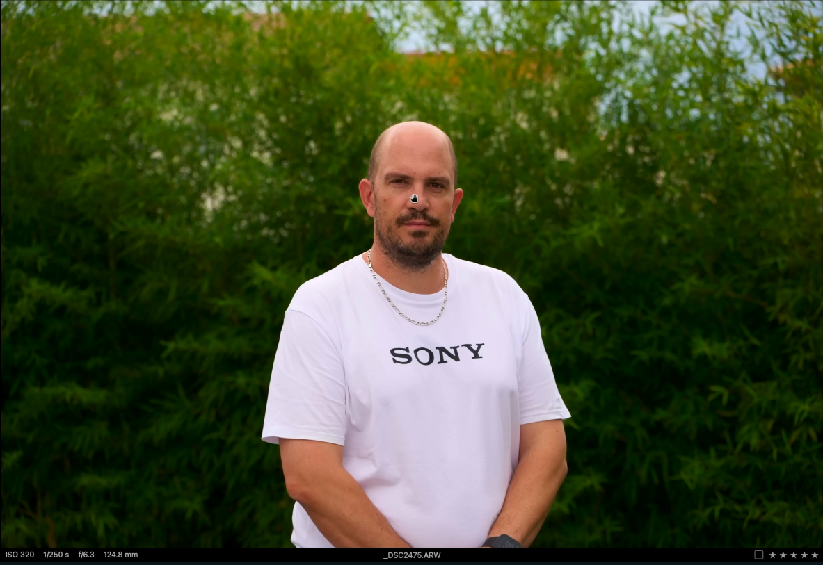 Exemple de bokeh sur un portrait avec le Sigma 20-200mm