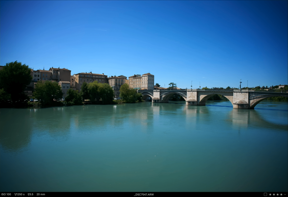 Amplitude focale 20mm